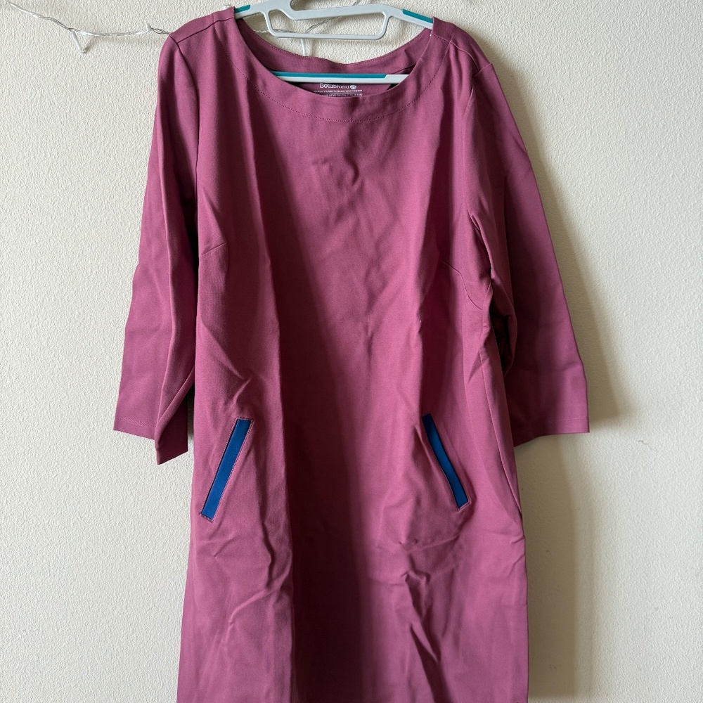 BetaBrand shift dress with pockets